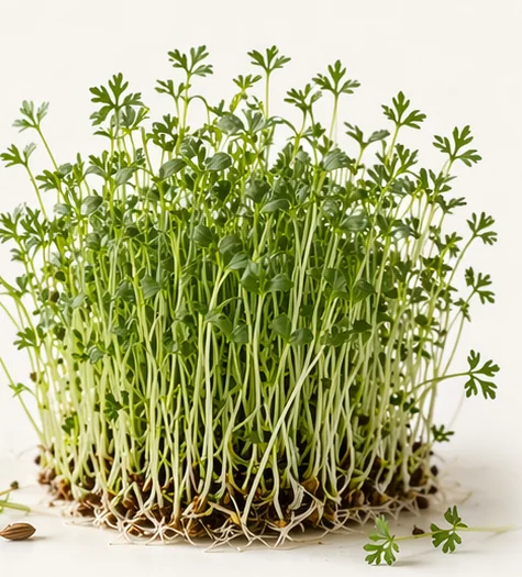 Illustrazione di microgreens Anice