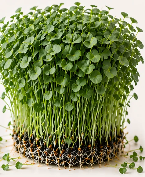 Illustrazione di microgreens Dichondra Repens