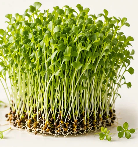 Illustrazione di microgreens Lattuga Croccante